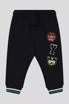 Хлопковые брюки на эластичном поясе с принтом Fagottino