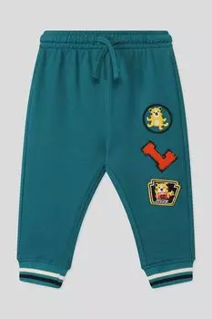 Хлопковые брюки на эластичном поясе с принтом Fagottino