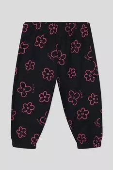 Хлопковые брюки на эластичном поясе с принтом Fagottino