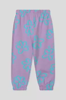 Хлопковые брюки на эластичном поясе с принтом OVS