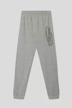 Хлопковые брюки на эластичном поясе с принтом OVS