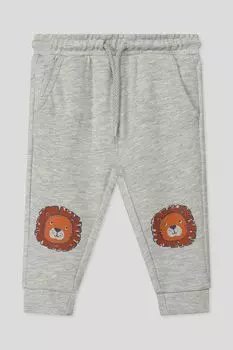 Хлопковые брюки на кулиске с принтом Fagottino