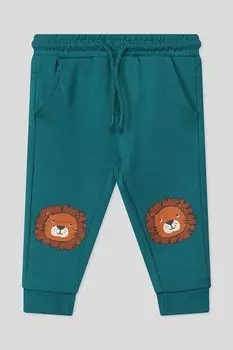 Хлопковые брюки на кулиске с принтом Fagottino