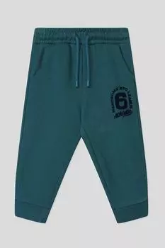 Хлопковые брюки на кулиске с принтом Fagottino