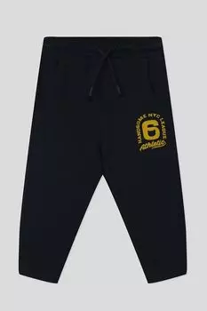 Хлопковые брюки на кулиске с принтом Fagottino