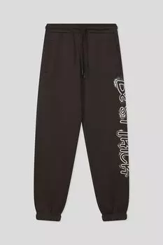 Хлопковые брюки на кулиске с принтом OVS