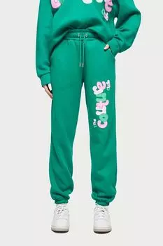 Хлопковые брюки на кулиске с принтом The Couture Club