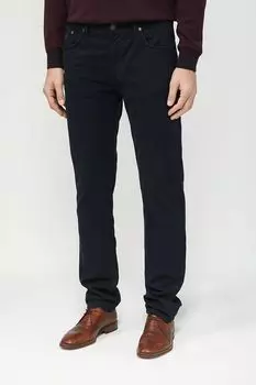 Хлопковые брюки прямого кроя Bugatti