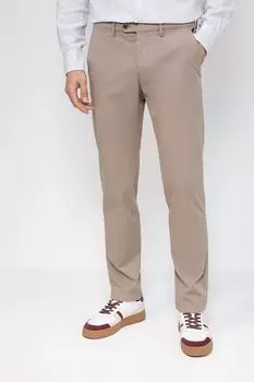 Хлопковые брюки прямого кроя DIGEL