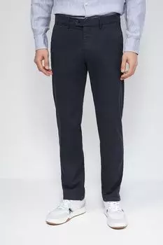 Хлопковые брюки прямого кроя DIGEL