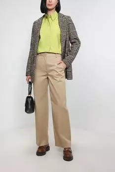 Хлопковые брюки прямого кроя Dunst