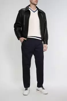 Хлопковые брюки прямого кроя MARCO DI RADI