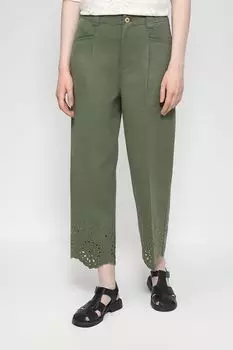 Хлопковые брюки прямого кроя Scotch & Soda