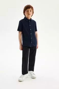 Хлопковые брюки прямого кроя Silver Spoon