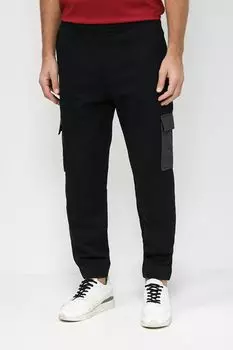 Хлопковые брюки с карманами HUGO