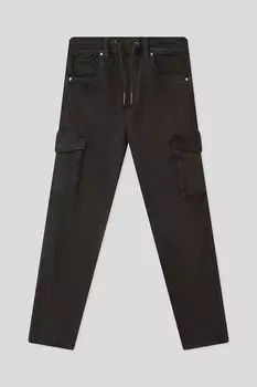 Хлопковые брюки с карманами и поясом на кулиске PEPE JEANS