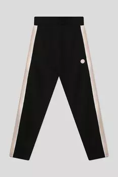 Хлопковые брюки с контрастными лампасами Guess