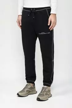 Хлопковые брюки с поясом на кулиске HUGO