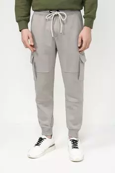 Хлопковые брюки с поясом на кулиске и карманами MARCO DI RADI