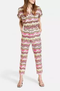 Хлопковые брюки с принтом Gerry Weber