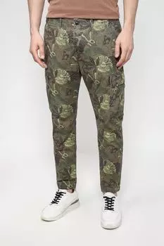 Хлопковые брюки с принтом Scotch & Soda