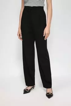 Хлопковые брюки с защипами HUGO