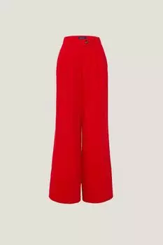 Хлопковые брюки широкого кроя Piombo