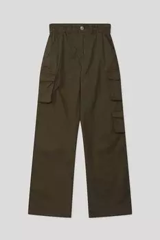 Хлопковые брюки широкого кроя с карманами OVS