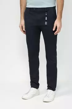 Хлопковые брюки зауженного кроя Strellson