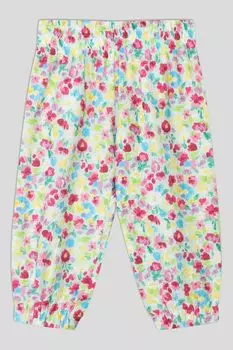 Хлопковые джоггеры с цветочным принтом Mayoral