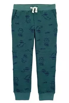 Хлопковые джоггеры с принтом Carter's