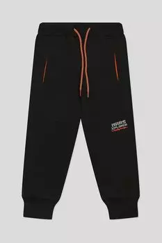 Хлопковые джоггеры с принтом IDO