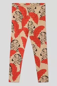 Хлопковые легинсы с принтом MINI RODINI