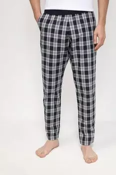 Хлопковые пижамные брюки в клетку Esprit
