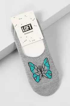 Хлопковые подследники с принтом Loft