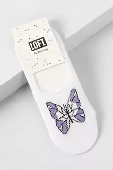 Хлопковые подследники с принтом Loft