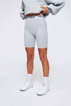 Хлопковые шорты логотипом бренда The Couture Club