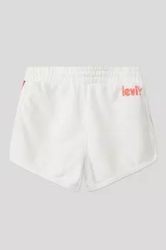 Хлопковые шорты с логотипом бренда LEVI'S