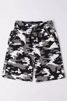 Хлопковые шорты с принтом IDO