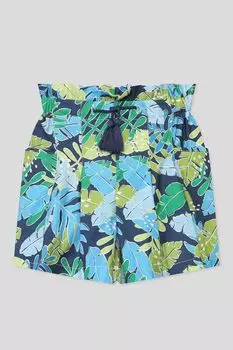 Хлопковые шорты с принтом Mayoral