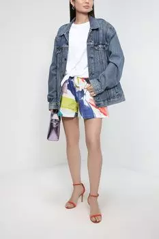 Хлопковые шорты с принтом Silvian Heach