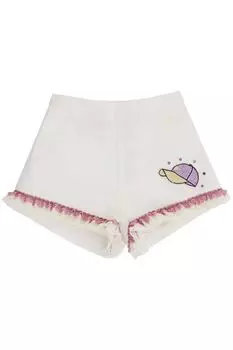 Хлопковые шорты с рюшами EVIKA KIDS