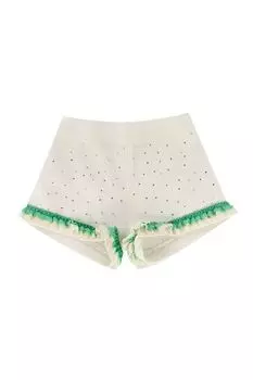 Хлопковые шорты с рюшами EVIKA KIDS