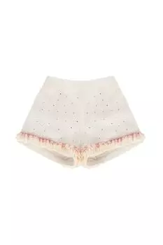 Хлопковые шорты с рюшами EVIKA KIDS