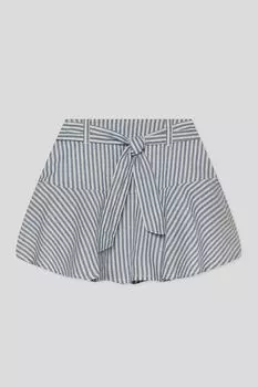 Хлопковые шорты в полоску IDO