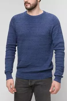 Хлопковый джемпер фактурной вязки Construe