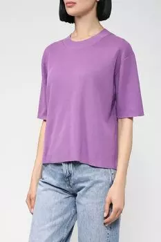 Хлопковый джемпер с коротким рукавом Marc O'Polo