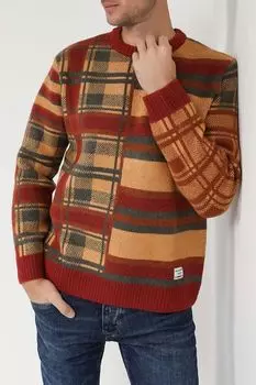 Хлопковый джемпер с принтом PEPE JEANS