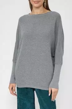 Хлопковый джемпер свободного кроя Esprit Casual