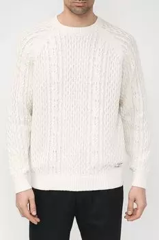 Хлопковый джемпер текстурной вязки PEPE JEANS